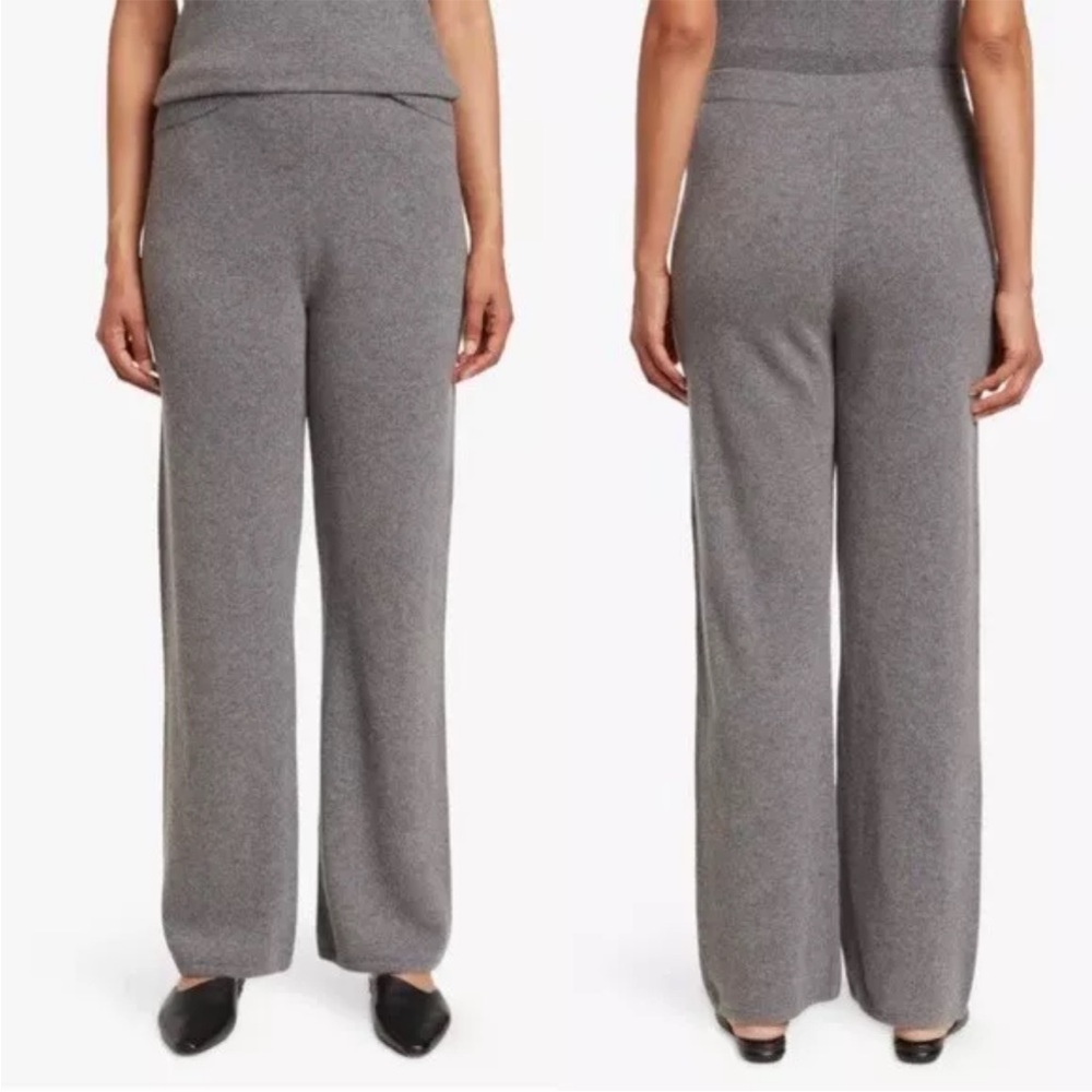 St John Gray Women's Wide-Leg Pants